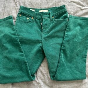 Levis green corduroy pants